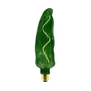 Green Pepper LED XL bulb Spiral filament
